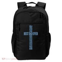 Best Dad Ever Positve Words Cross Backpack thumb 0