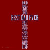 Best Dad Ever Positve Words Cross Visor thumb 3