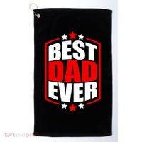 Best Dad Ever Father's Day Gift Golf Towel thumb 0