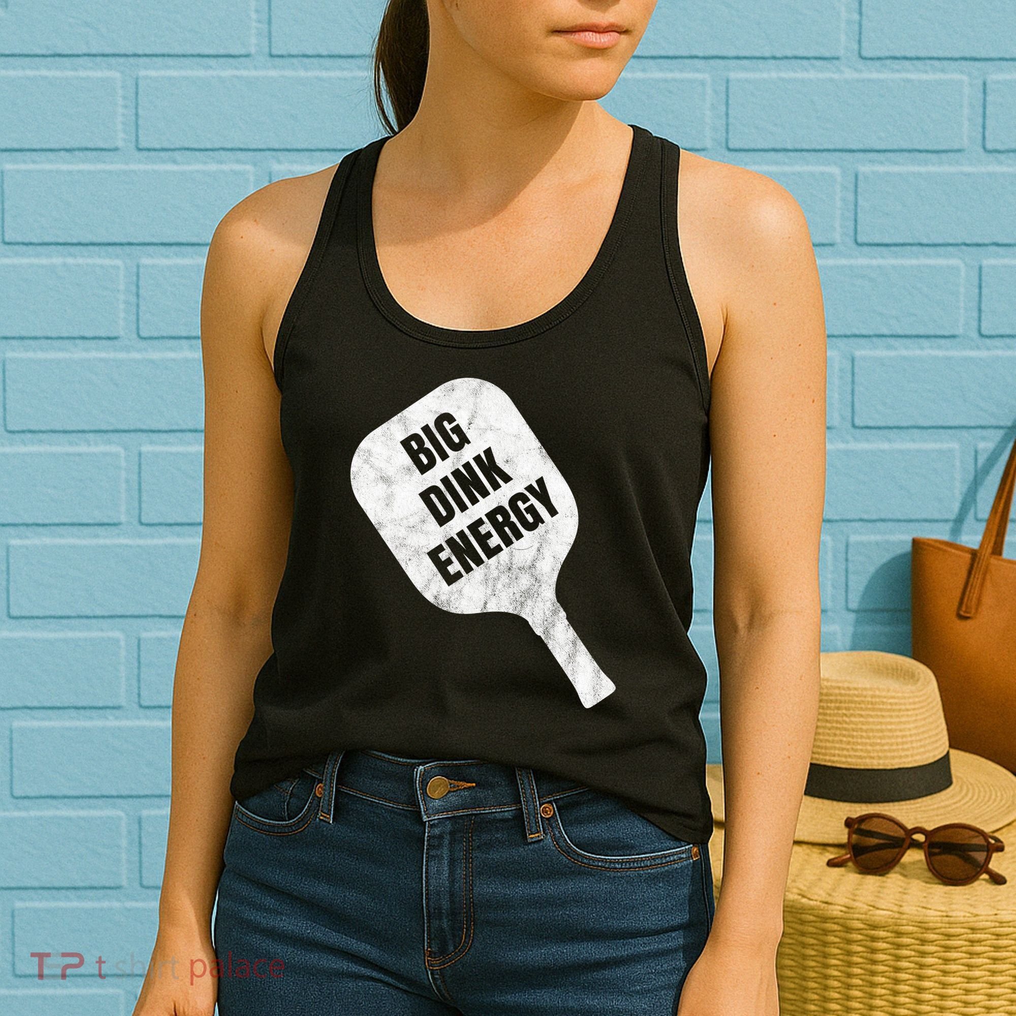 Big Dink Energy Funny Pickleball Sport Women's Tank Top