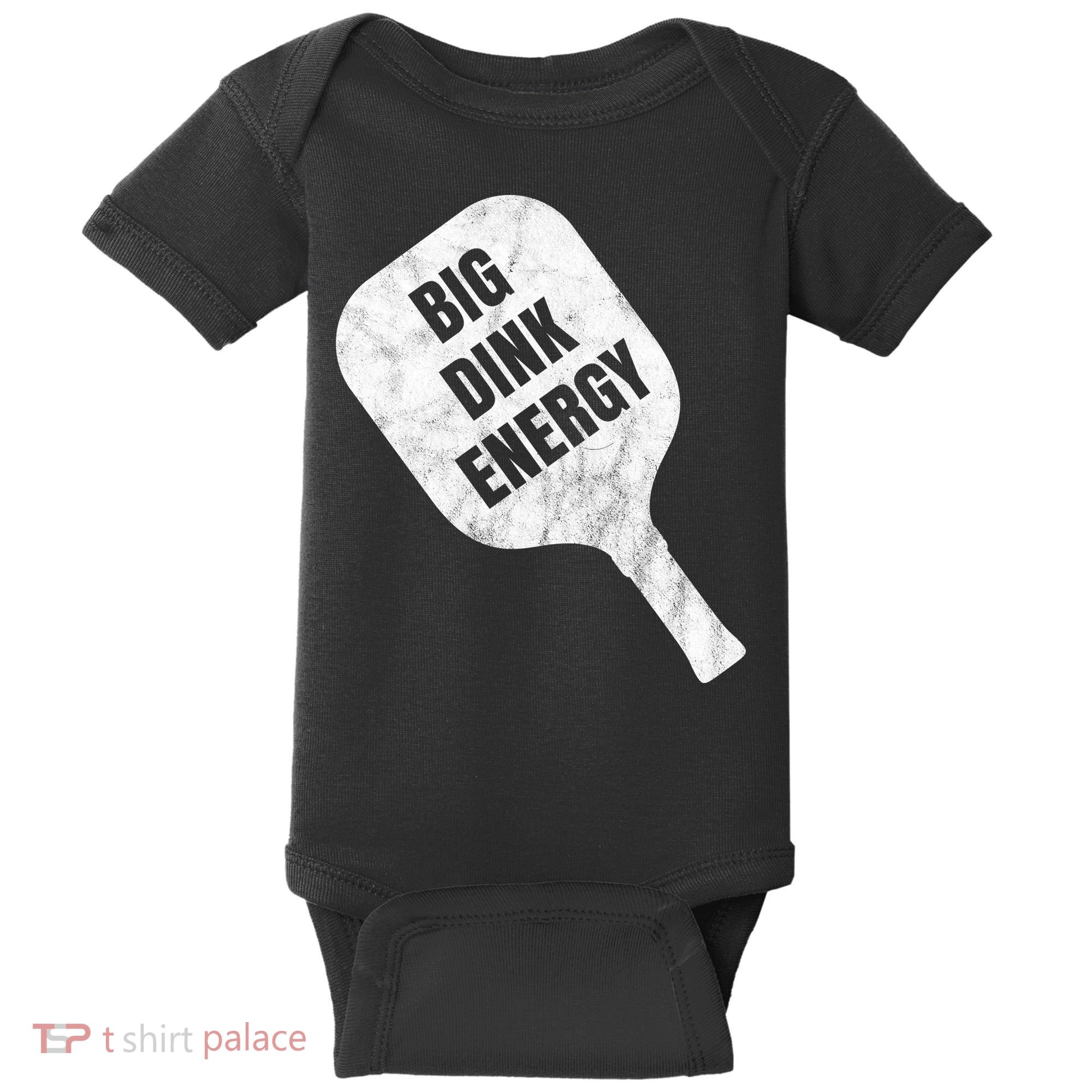 Big Dink Energy Funny Pickleball Sport Baby Bodysuit