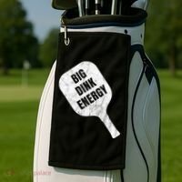Big Dink Energy Funny Pickleball Sport Golf Towel thumb 2