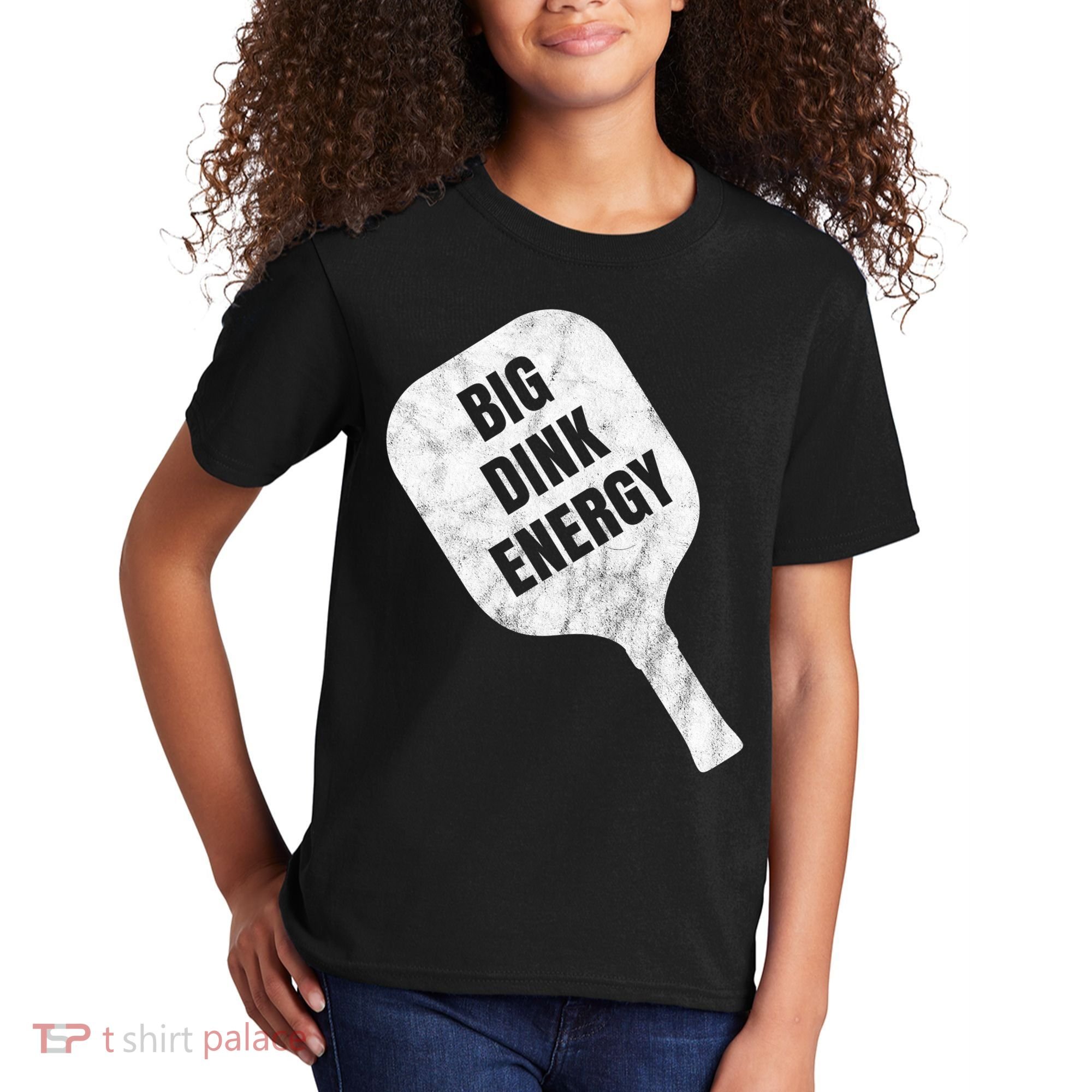 Big Dink Energy Funny Pickleball Sport Kids T-Shirt
