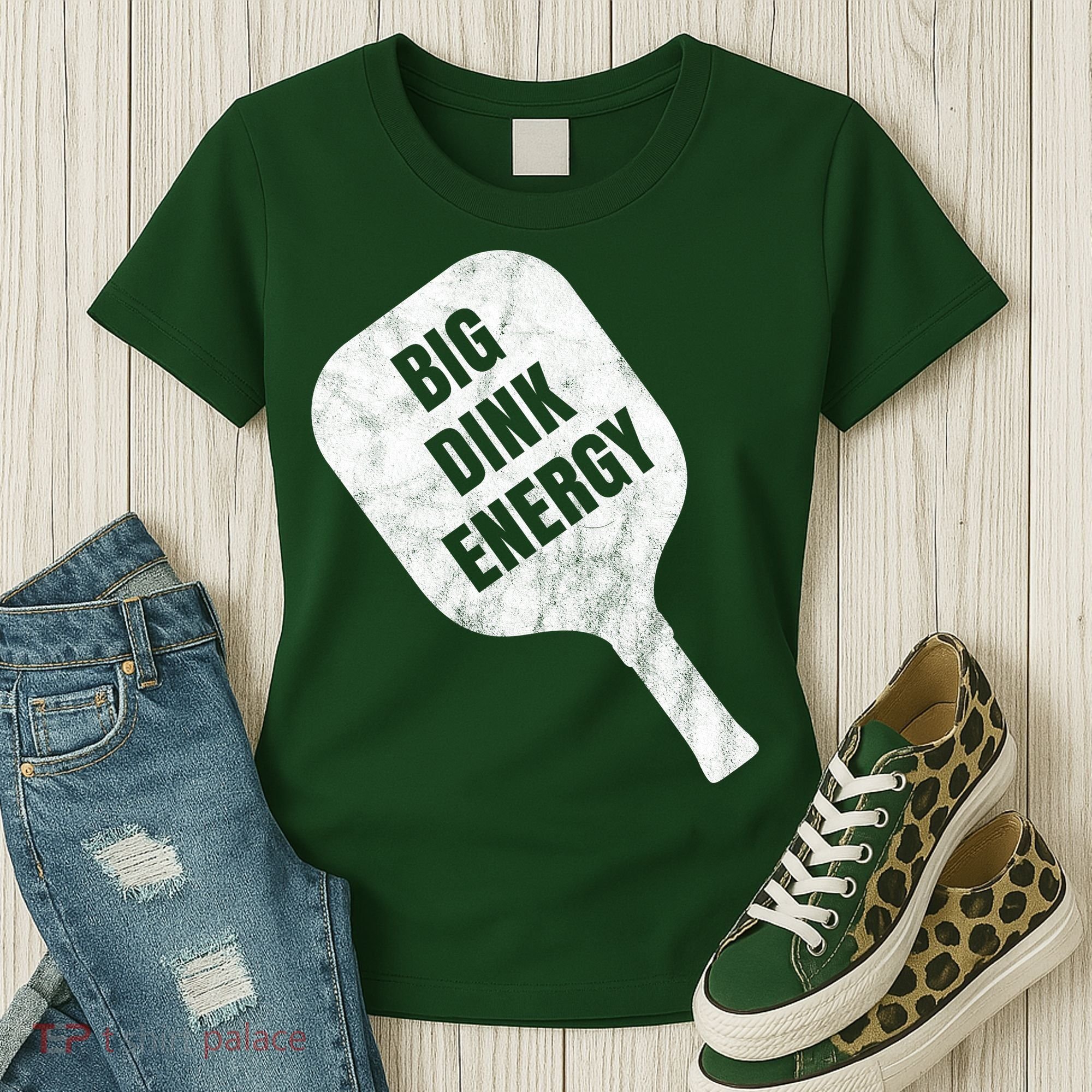 Big Dink Energy Funny Pickleball Sport Women's T-Shirt