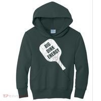 Big Dink Energy Funny Pickleball Sport Kids Hoodie thumb 0