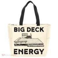 Big Deck Energy Yard Deck Patio Funny Tote Bag thumb 0