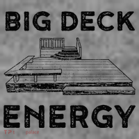 Big Deck Energy Yard Deck Patio Funny Toddler Hoodie thumb 2