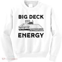 Big Deck Energy Yard Deck Patio Funny Kids Sweatshirt thumb 0