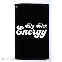 Big Dick Energy BDE Funny Humor Golf Towel thumb 0