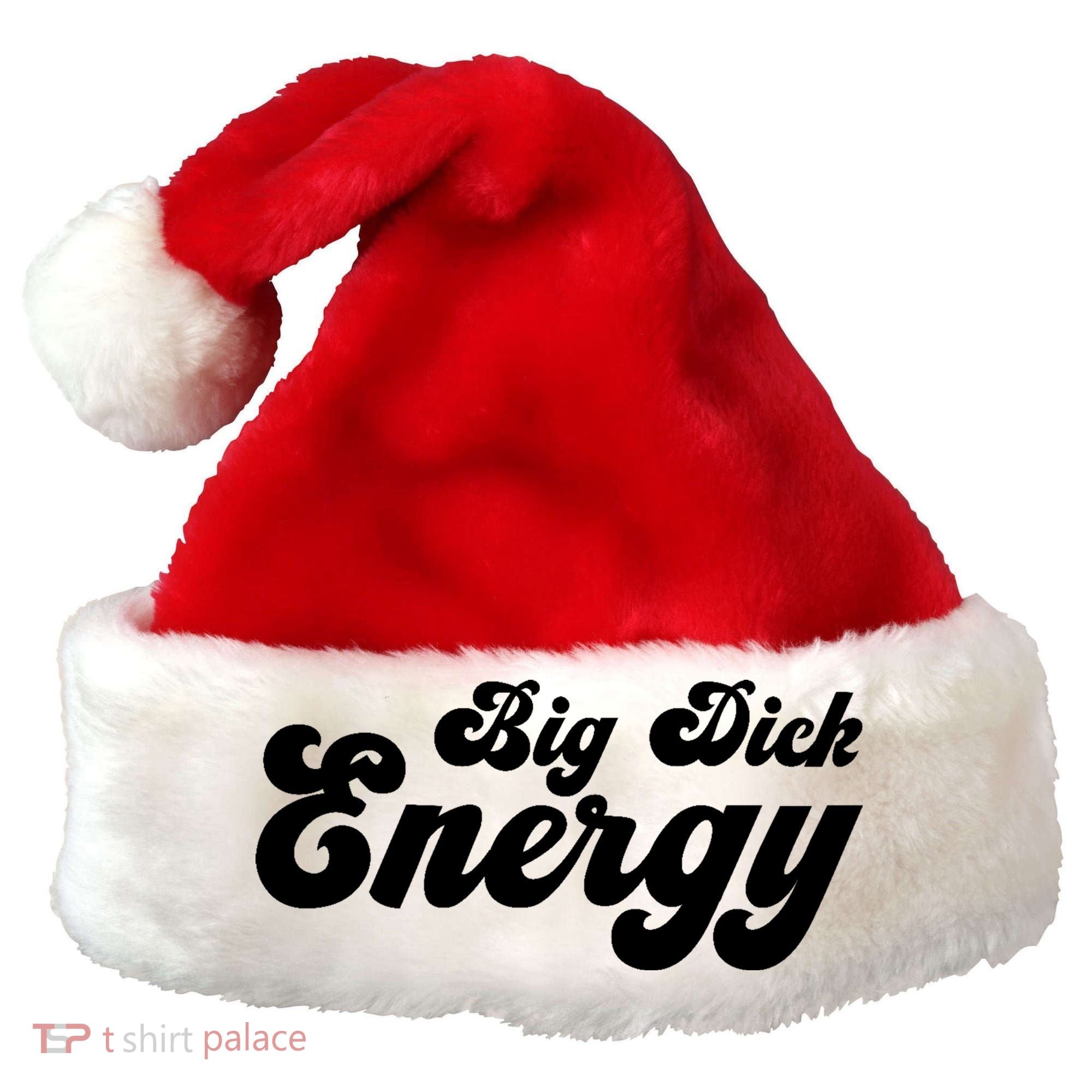Big Dick Energy BDE Funny Humor Santa Hat