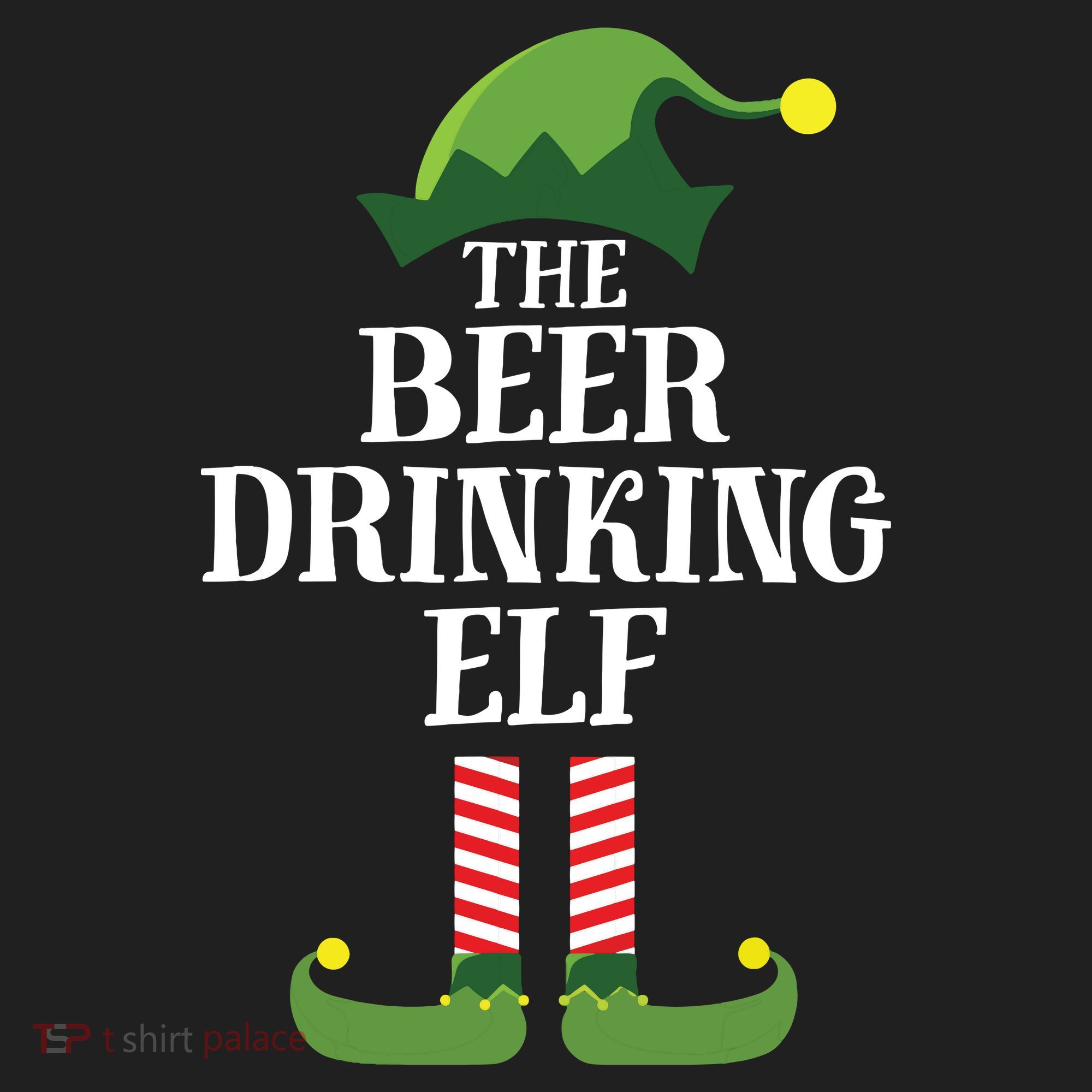 Beer Drinking Elf Matching Family Group Christmas Party Women's Sweatshirt