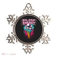 Big Drip Energy Ice Cream Baseball Funny Summer Vibes Ornament thumb 0