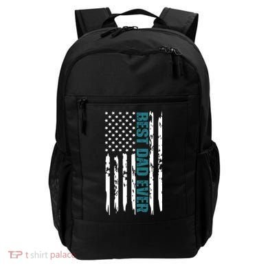 Best Dad Ever American Flag Backpack