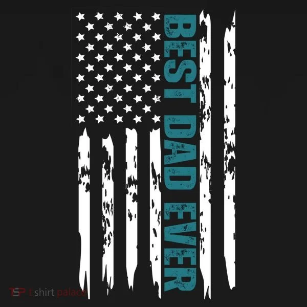 Best Dad Ever American Flag Toddler Hoodie