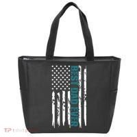 Best Dad Ever American Flag Tote Bag thumb 0