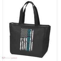 Best Dad Ever American Flag Tote Bag thumb 3