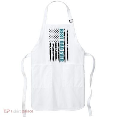 Best Dad Ever American Flag Apron