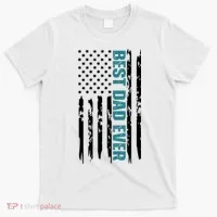 Best Dad Ever American Flag T-Shirt thumb 0