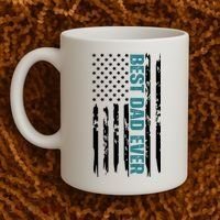 Best Dad Ever American Flag Coffee Mug thumb 2