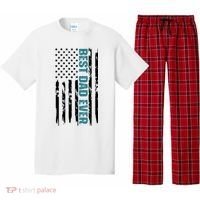 Best Dad Ever American Flag Pajama Set thumb 0