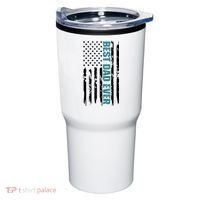 Best Dad Ever American Flag Tumbler thumb 0