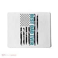 Best Dad Ever American Flag Mousepad thumb 0