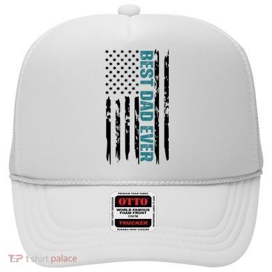 Best Dad Ever American Flag Hat