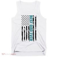 Best Dad Ever American Flag Tank Top thumb 0