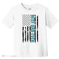 Best Dad Ever American Flag Toddler T-Shirt thumb 0