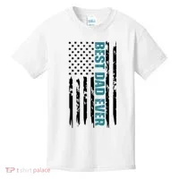 Best Dad Ever American Flag Kids T-Shirt thumb 0