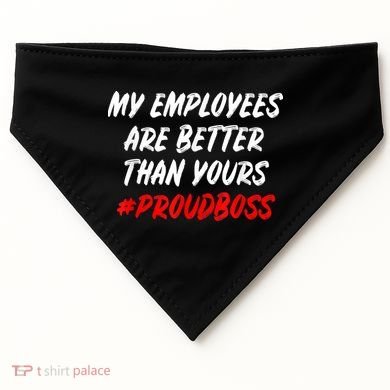 Boss Day Employee Appreciation Office Gift USA-Made Doggie Bandana