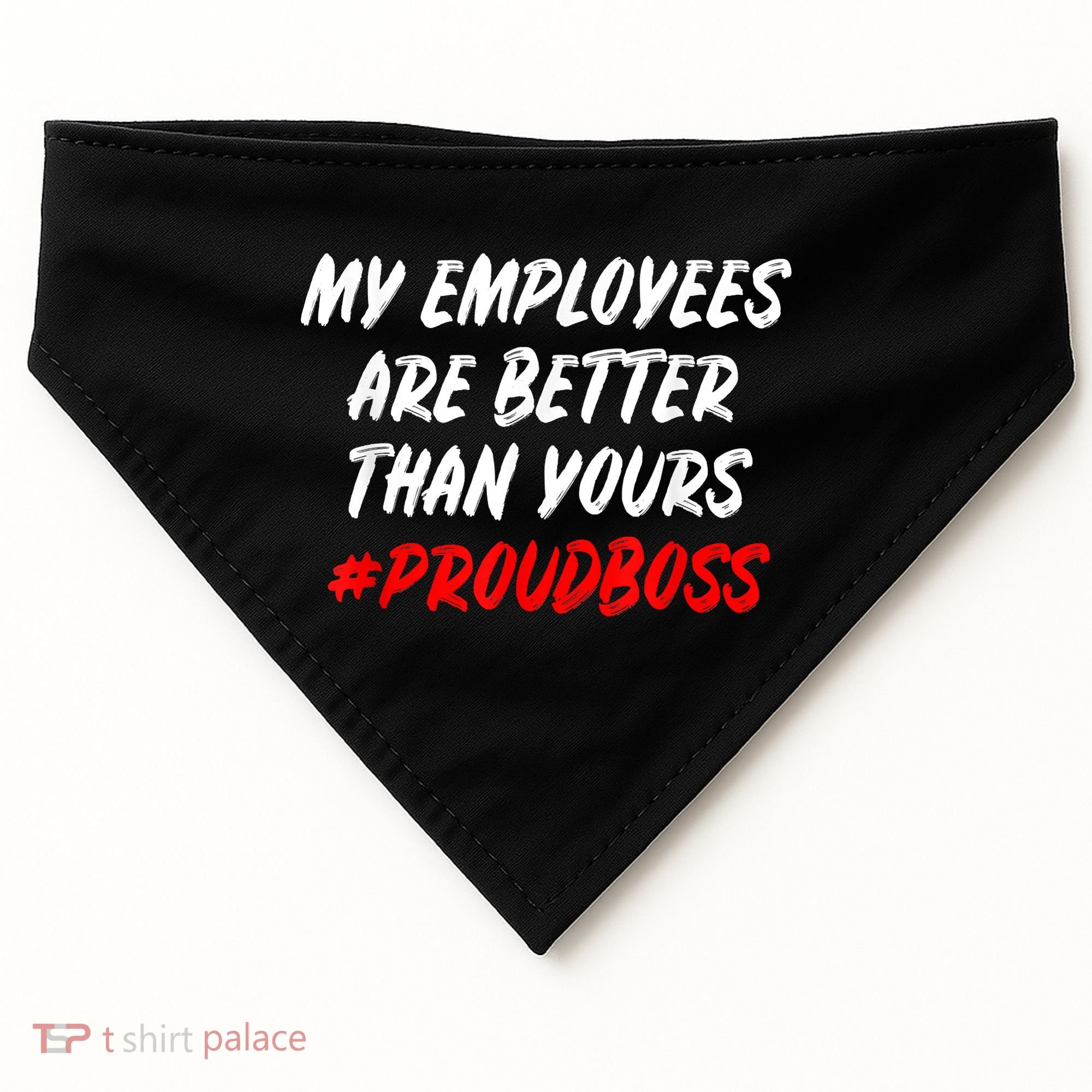 Boss Day Employee Appreciation Office Gift USA-Made Doggie Bandana