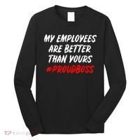 Boss Day Employee Appreciation Office Gift Long Sleeve Shirt thumb 0
