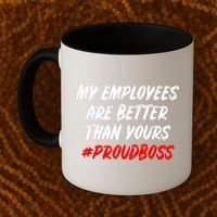 Boss Day Employee Appreciation Office Gift Coffee Mug thumb 2