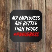 Boss Day Employee Appreciation Office Gift Coaster thumb 0