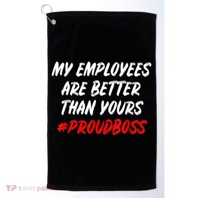 Boss Day Employee Appreciation Office Gift Golf Towel