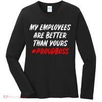 Boss Day Employee Appreciation Office Gift Women's Long Sleeve Shirt thumb 0