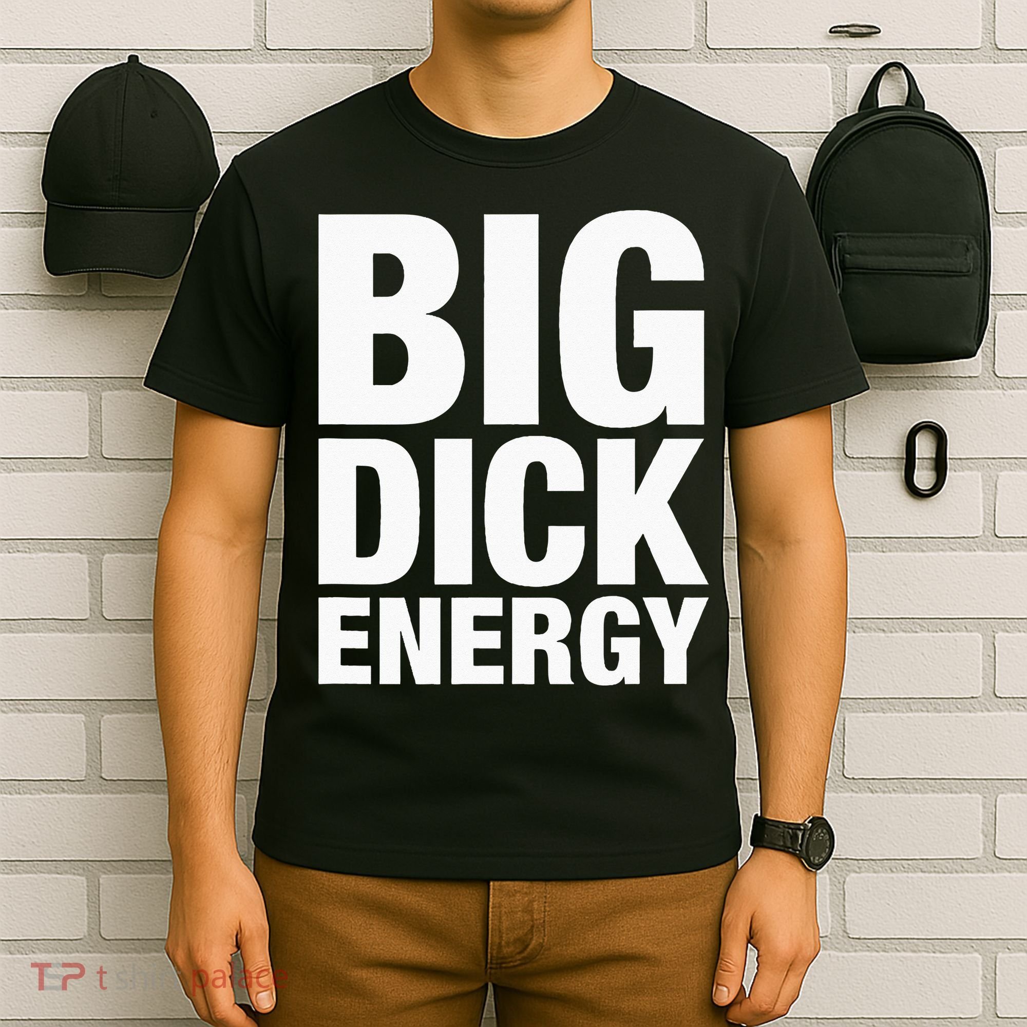 Big Dick Energy BDE Adult Humor Meme Workout Ego Flex Bro T-Shirt
