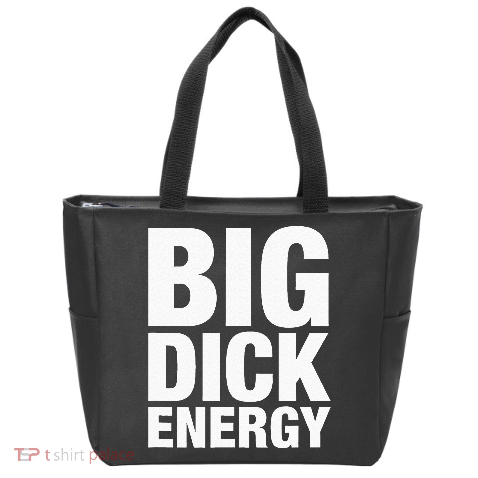 Big Dick Energy BDE Adult Humor Meme Workout Ego Flex Bro Tote Bag