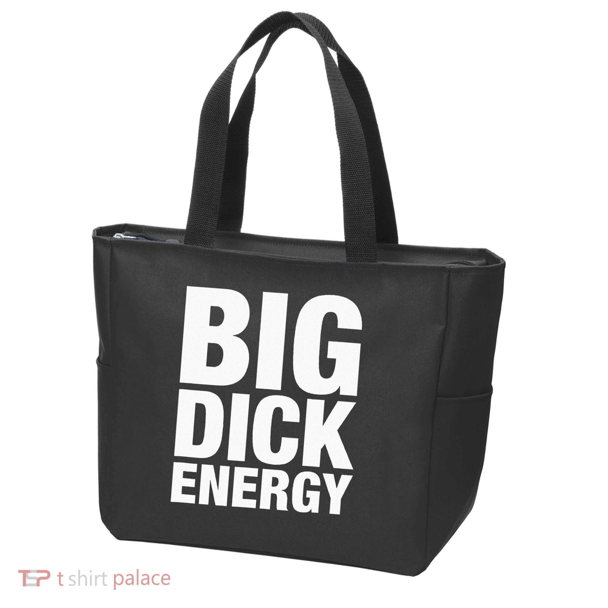 Big Dick Energy BDE Adult Humor Meme Workout Ego Flex Bro Tote Bag