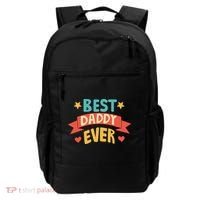 Best Daddy Ever Cute Fathers Day Gift Backpack thumb 0