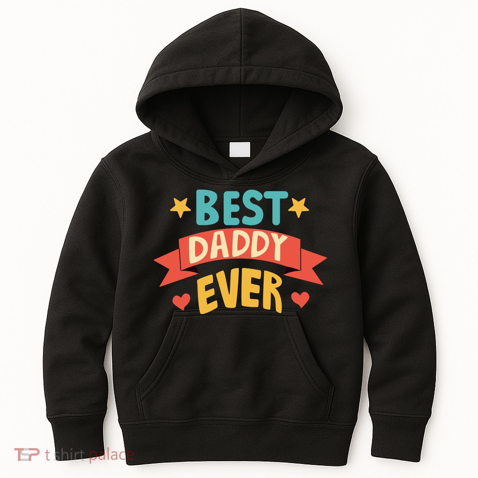 Best Daddy Ever Cute Fathers Day Gift Kids Hoodie