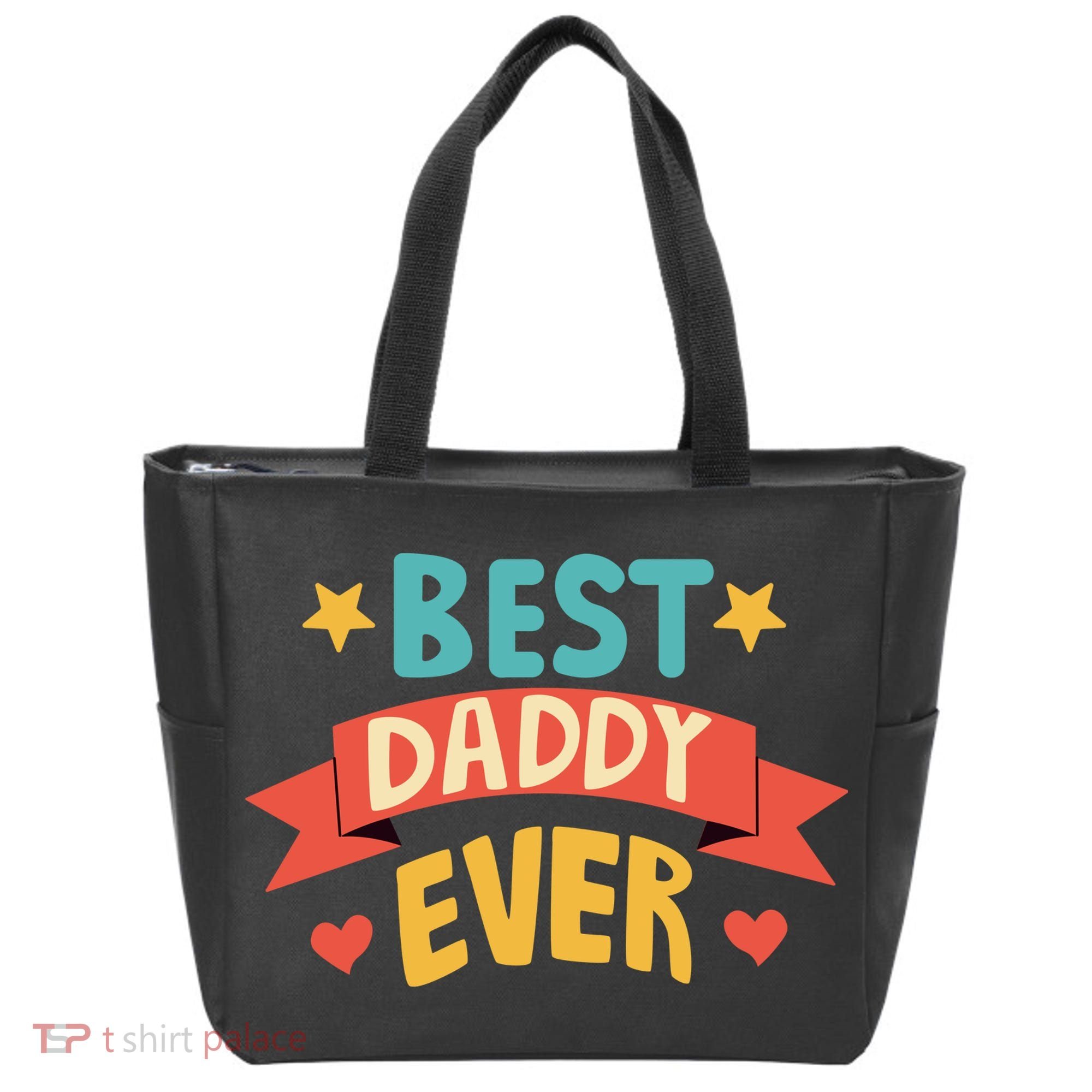 Best Daddy Ever Cute Fathers Day Gift Tote Bag
