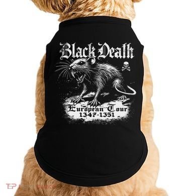 Black Death European Plague Rat Medieval History Doggie Tank