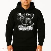Black Death European Plague Rat Medieval History Hoodie thumb 2