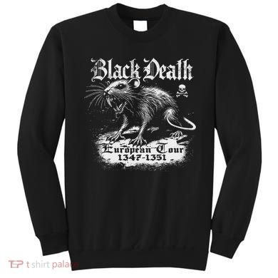Black Death European Plague Rat Medieval History Sweatshirt