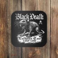 Black Death European Plague Rat Medieval History Coaster thumb 0