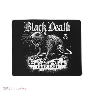 Black Death European Plague Rat Medieval History Mousepad