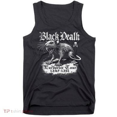 Black Death European Plague Rat Medieval History Tank Top