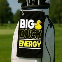 Big Duck Energy Rubber Duck Golf Towel thumb 2